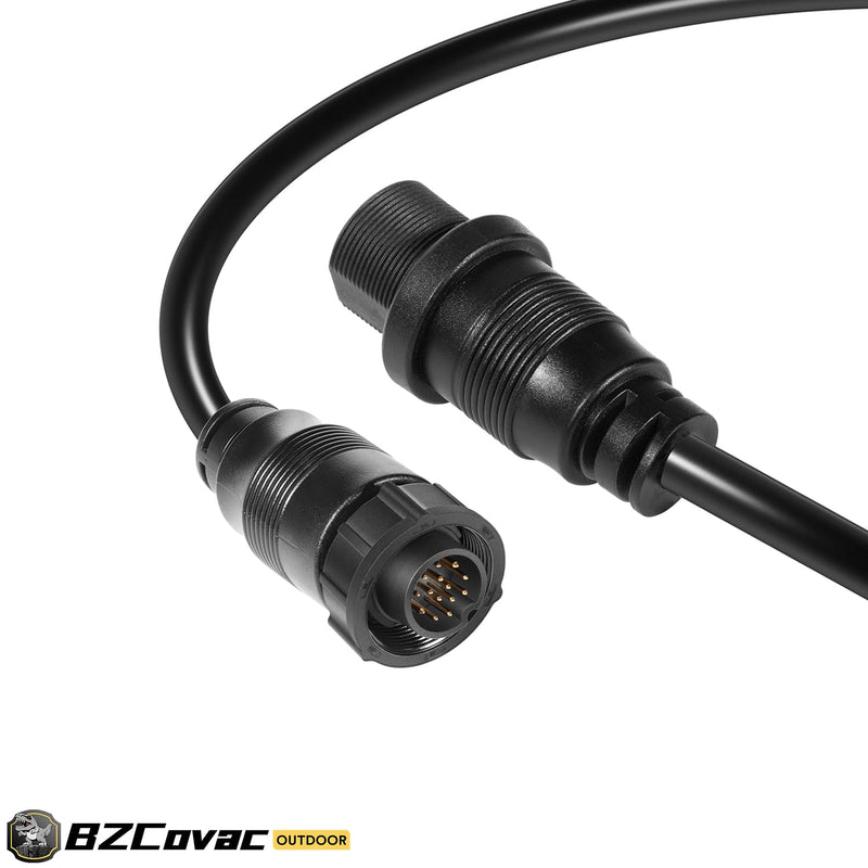 720106-1 EC M3 14W10 10' Transducer Extension Cable for Humminbird, Compatible with APEX, SOLIX, Onix, MEGA 360, and Built-in MEGA Imaging 10'