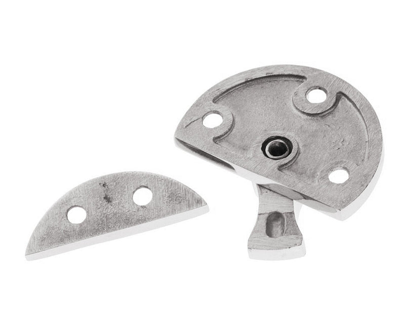 1/2/4 Pack Stainless Steel 316 MarineGrade Locker Hatch Anti Rattle Latch Fastener，2-1/5inch Heavy Duty Twist Lock Round Door Catch Latch for Row/sail Skiff Boat Yacht Accessories 1