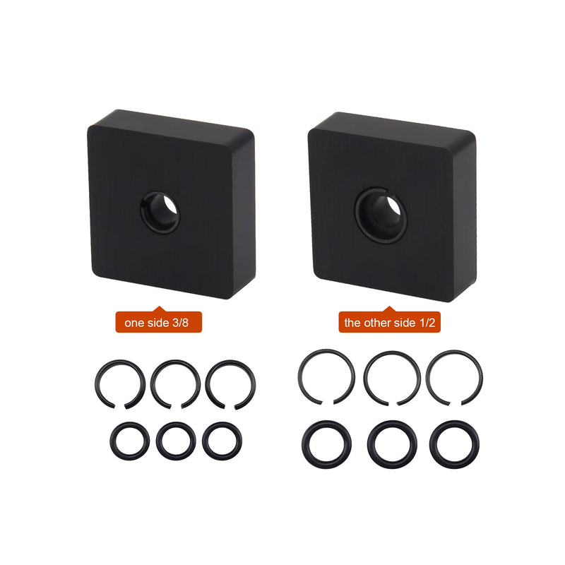 1/2" and 3/8" Impact Retaining Socket Clip with O-Ring, Including Anvil Retaining Ring Install Tool for Electric/Pneumatic Wrench（6/Pack）