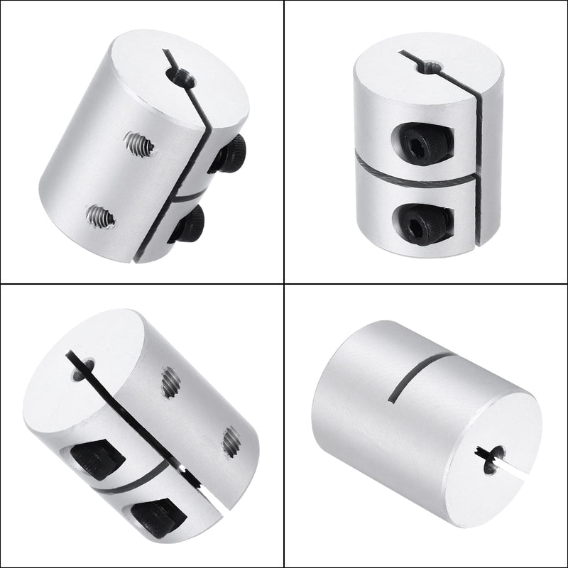 MECCANIXITY Shaft Coupling 4 to 5mm(ID) 30mm(L) Aluminum Alloy Shaft Coupler Connector Rigid Joint Motor Accessories for 3D Printer DIY Robots Model CN 4 to 5mm(ID) 30mm(L)