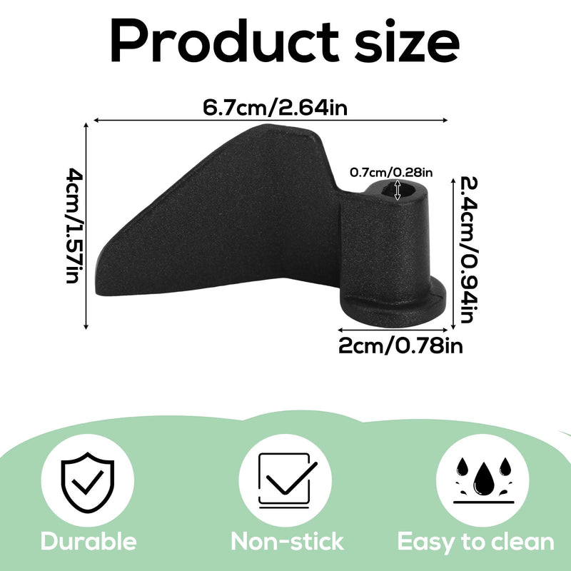 2pcs Bread Maker Kneading Paddle for CBK-110KP, Aluminum Alloy Bread Maker Mixing Paddle Replacement Kneading Paddle Bread Maker Parts Compatible with Cuisinart CBK-110 Breadmaker Machine