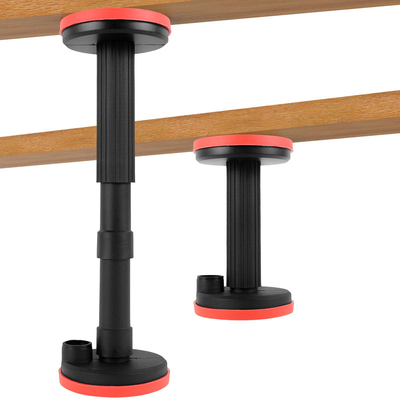 2Pcs Cabinet Jacks for Installing Cabinets,Height Adjustable Support Pole,Stable 3rd Hand Support System for Upper Cabinet Installation 440LB Capacity,Undermount Sink Mounting Brackets for Fallen Sink