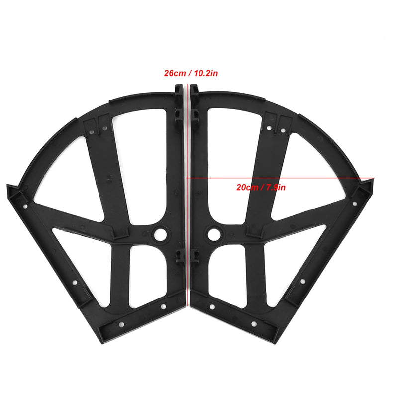 4pcs Shoes Cabinet Hinges Shoe Rack Hinge Black ABS Shoe Drawer Hinge Shoe Flip Frame Rack Shoe Turning Rack Cabinet Accessory for Increaseing Cabinet Capacity, 26x20cm
