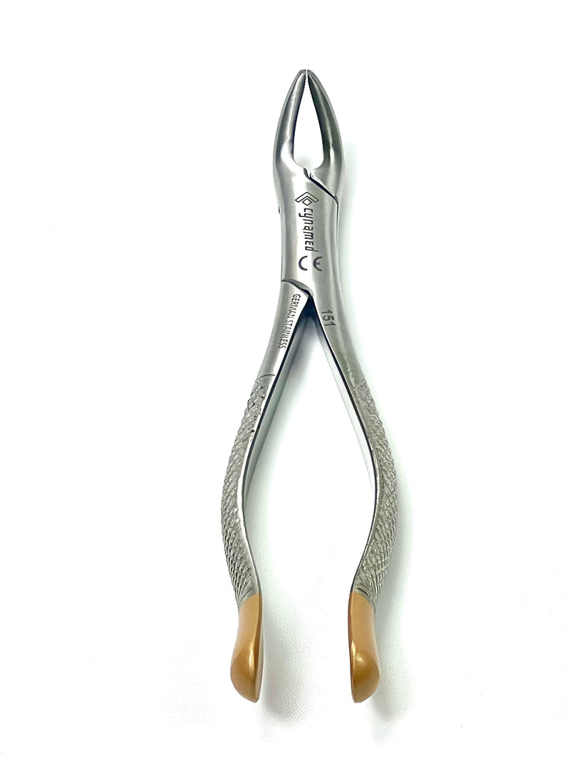 German Dental Extracting Forceps #151-Lower Bicuspid, Lower Incisor, Lower Root, Universal Extraction Forceps Dental Instruments -Cynamed