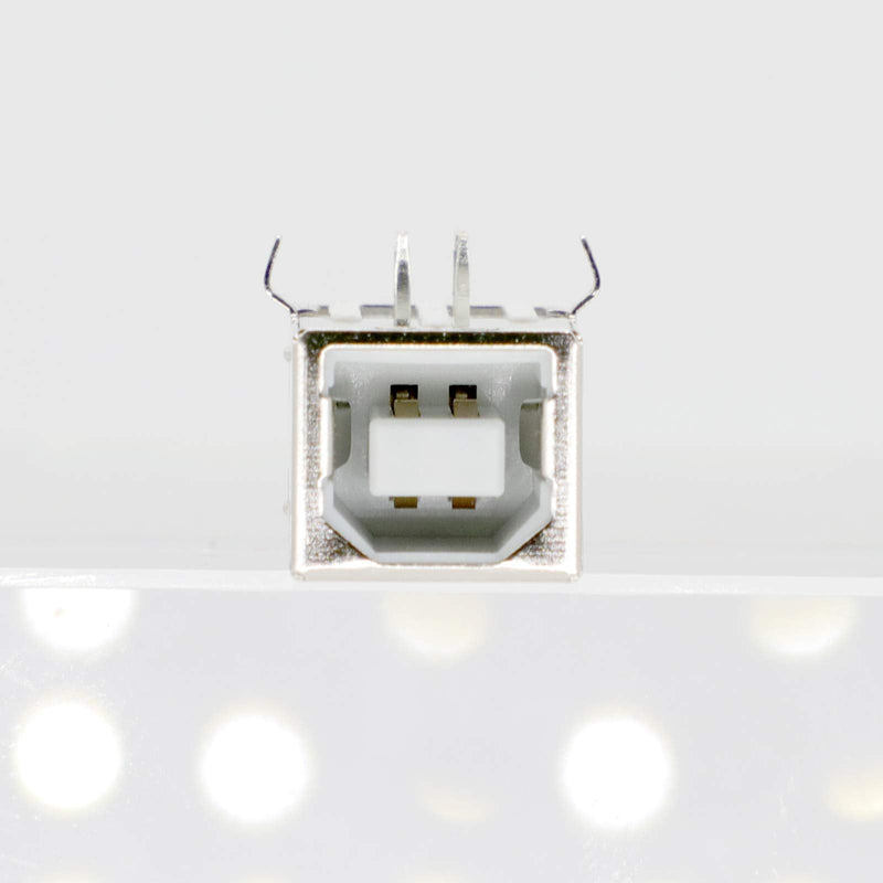 USB Female Type-B Port 4-Pin Right Angle PCB DIP Jack Socket-White 10 Pack by MXRS