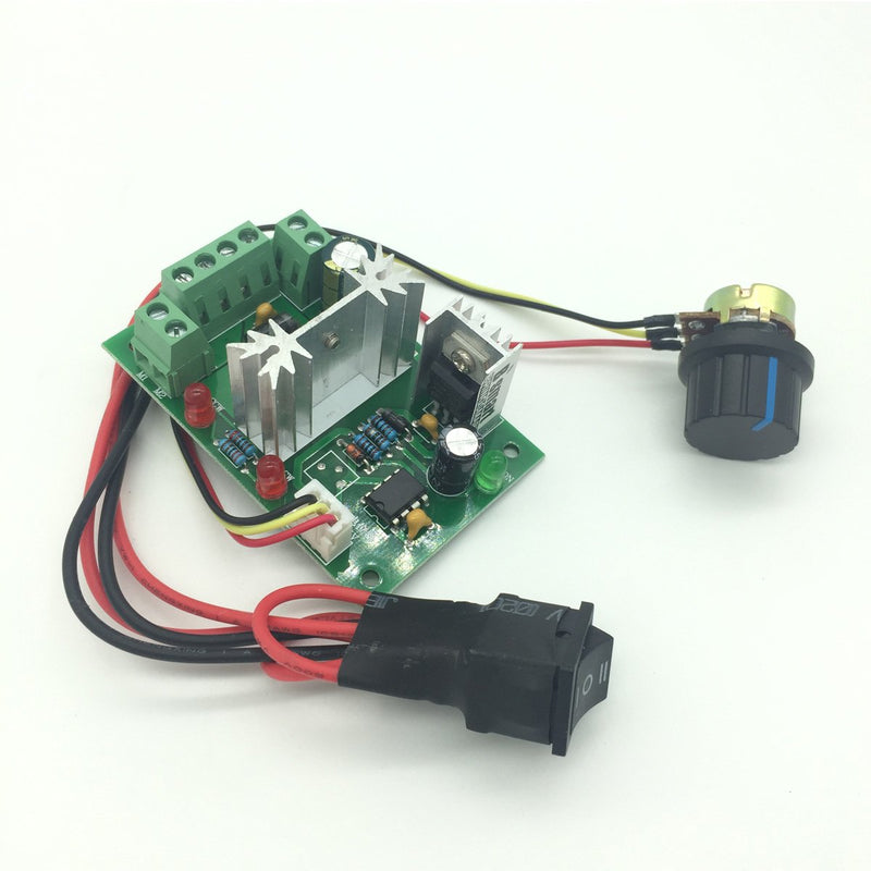 Bringsmart CCM6N DC PWM Motor Speed Controller 6V-30V Variable Speed Drive 6A Positive Inversion Mini Switch Controller (Speed Controller)