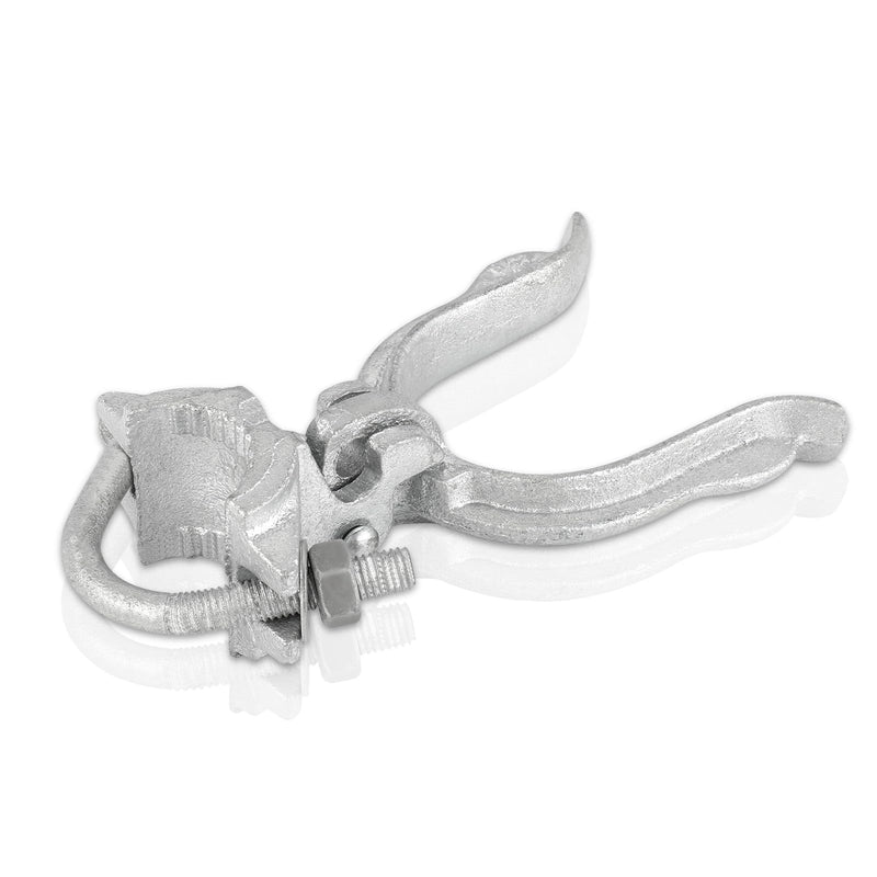Chain Link Fence Gate Fork Latch - Commercial Heavy Duty - Malleable - Galvanized Gate Latch with Hole for Padlock (1-7/8" x 2-7/8") 1-7/8" x 2-7/8"