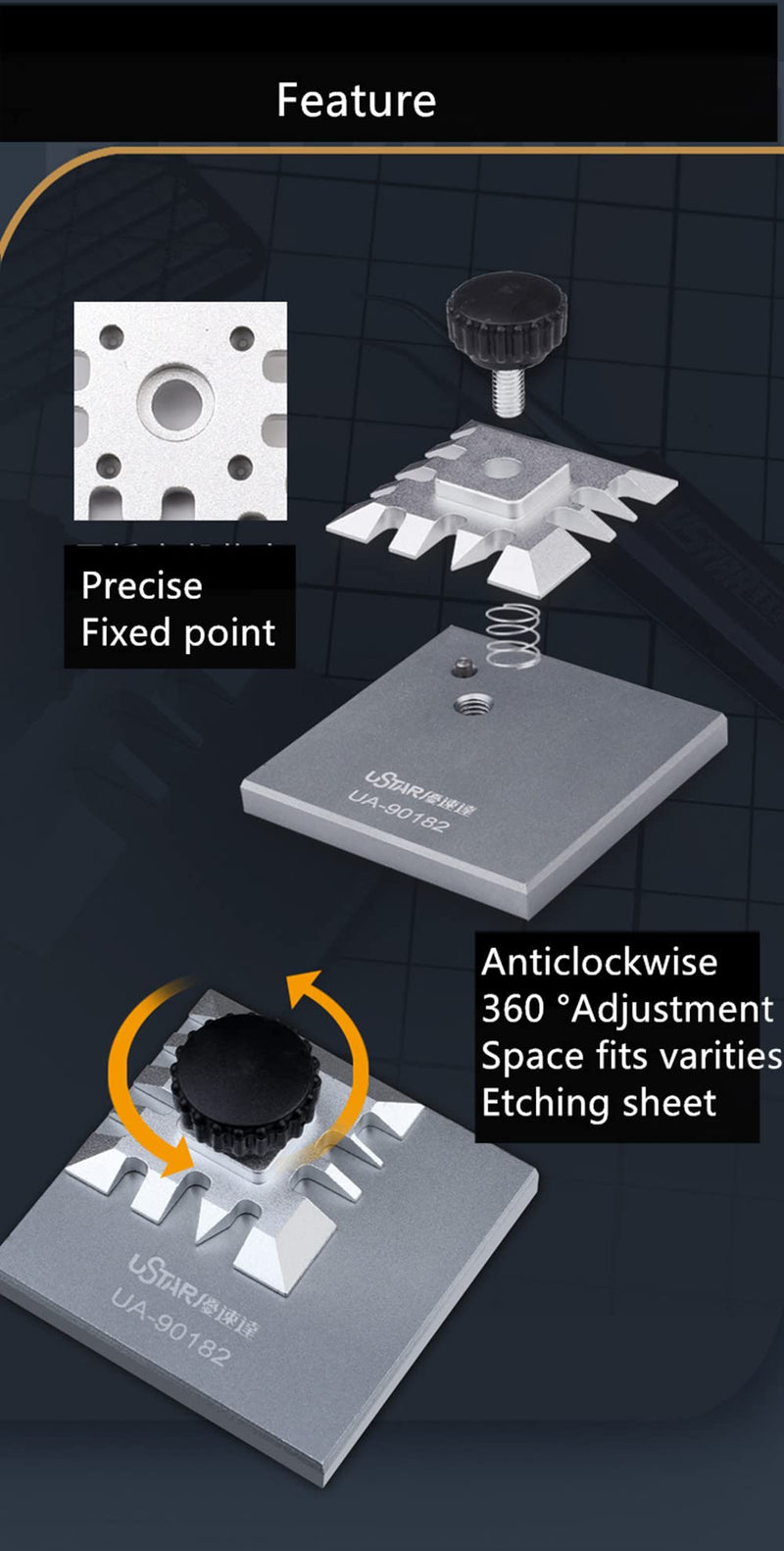 ANSAI Hobby Tools photo etched parts bender Precise Vise For Scale Model Tank Vehicle Model