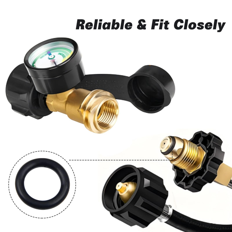 20 PCS Propane Tank O-Ring with 1PCS Thread Sealing Tape for Soft Nose Propane Tank Cylinder,Propane Tank Seal Gasket O-Ring for Propane Tank Cylinder POL Adapter Fitting, Connectors, Valves