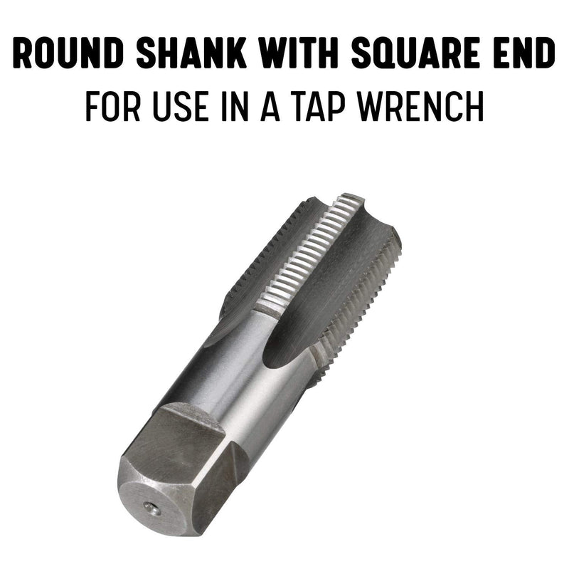 Drill America 3/8"-18 NPT Pipe Tap, Carbon Steel, DWTPT Series