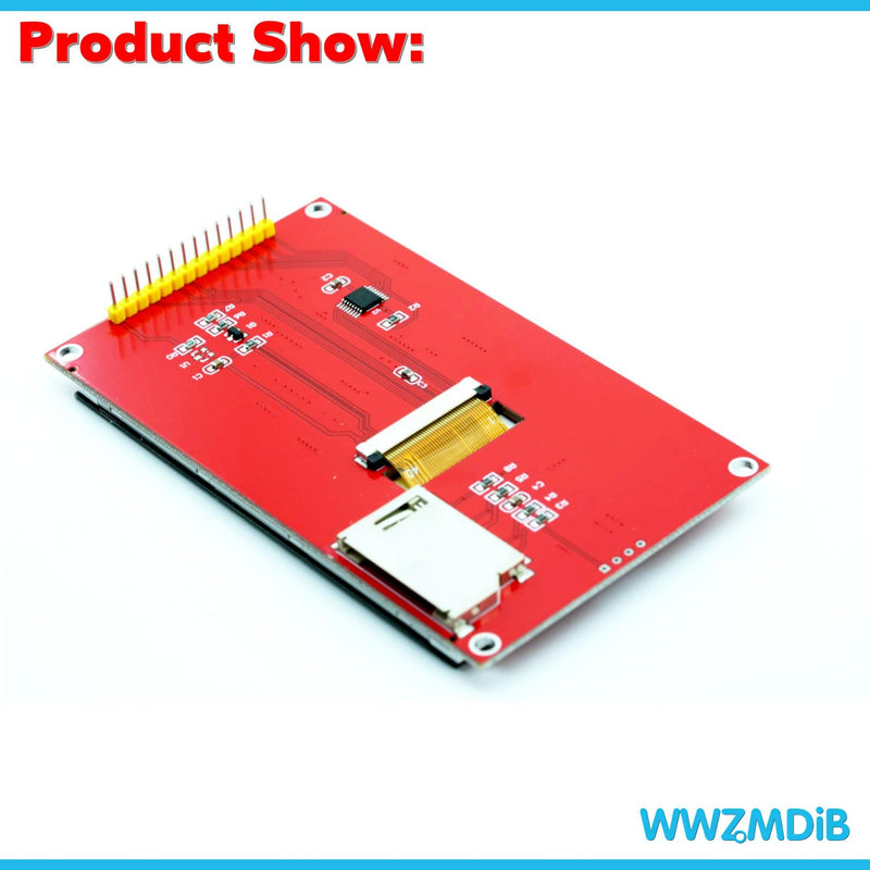 WWZMDiB TFT LCD Touch Display Module SPI Interface for Arduino (4", 480x320, ILI9488) 4" SPI TFT LCD Display Touch Panel