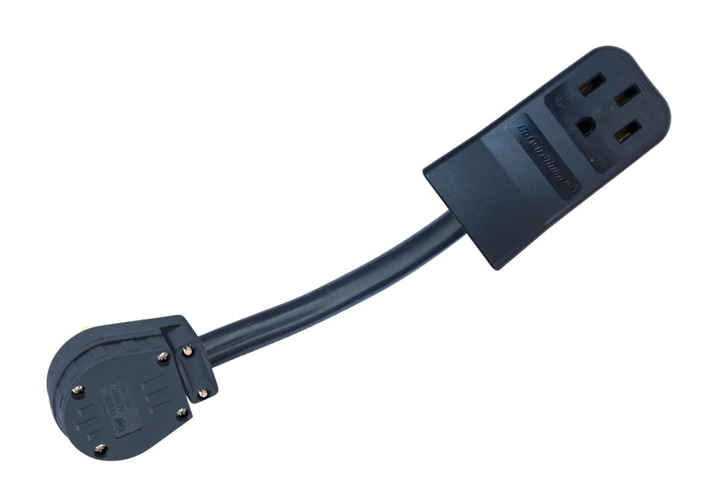 10-50P Male 3-PIN Plug to 14-50R 4-PIN Female Receptacle Stove Range Oven Power Cord Adapter 250V NEMA FX355