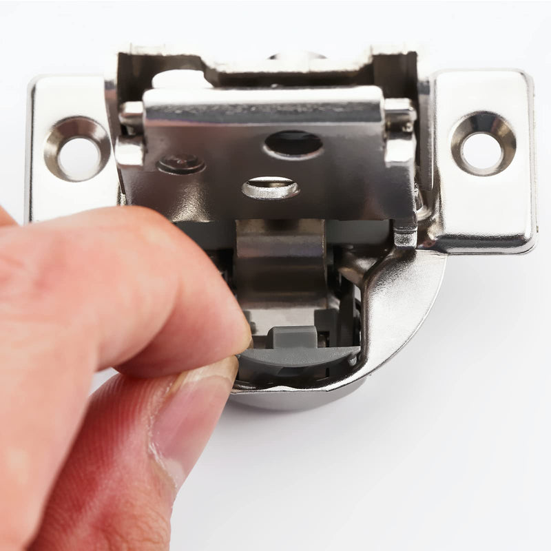 Furniware Cabinet Door Angle Restriction, 50 Pieces 86 Degree Hinge Clip for Soft Close Cabinet Hinges, Opening Restrictor Clip, Nylon