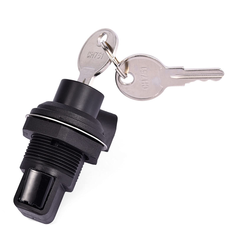 2 PCS Locking Push Button Latch, Plastic Push to Close Latch for Marine Boat Box, Glovebox, Radio Box, Electronic Box 0.0"- 0.4" Door Panel