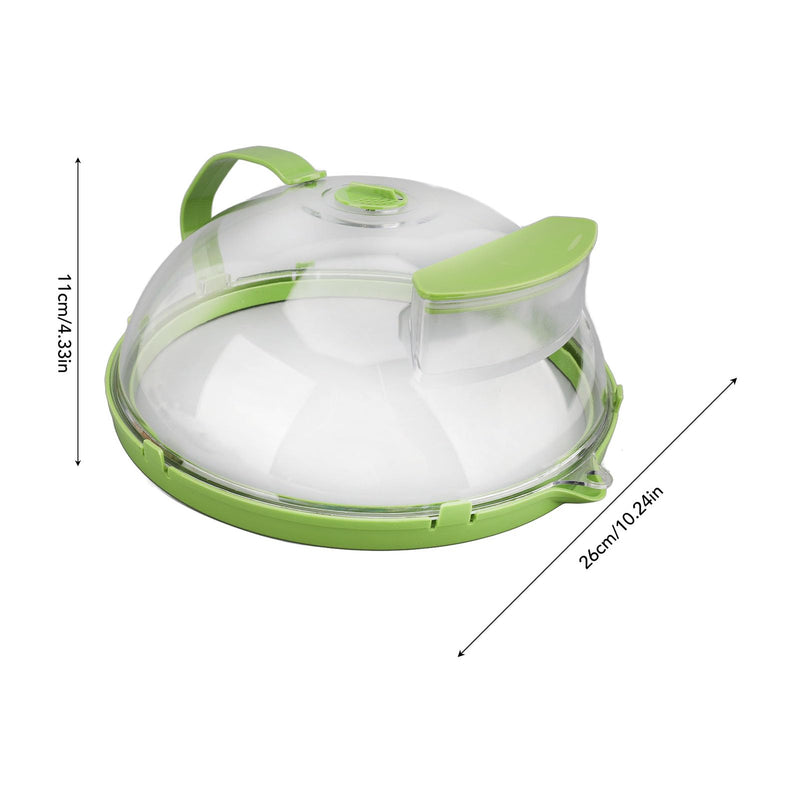 Lids Splatter Guard Clear Microwave Plate Cover Proof Oven Food Cover with Water Steamer for Plate Dish Bowl Microwave Splatter Cover Adjustable Vented