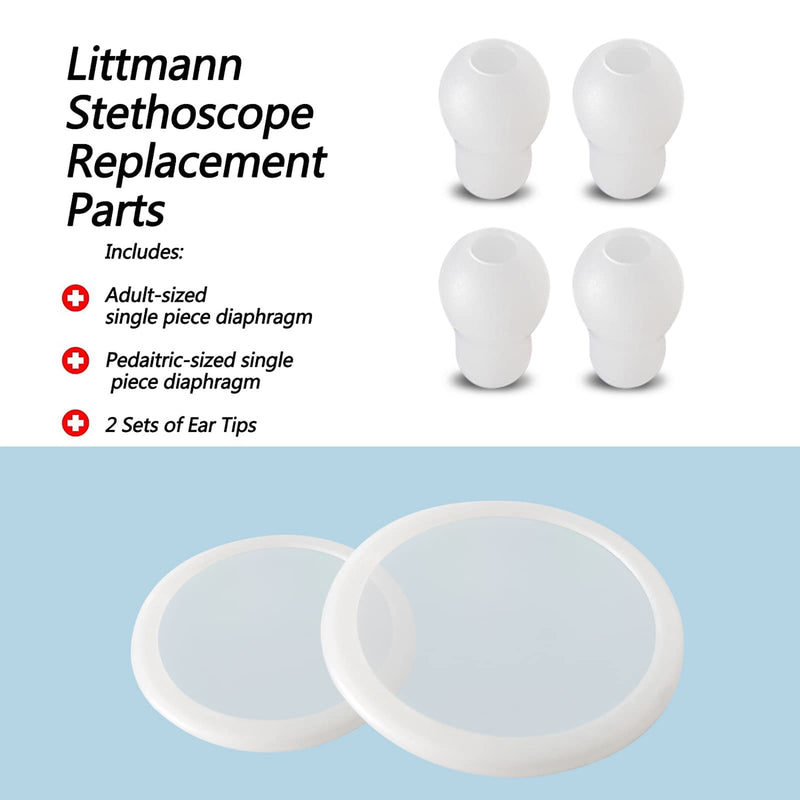 MDF EarTips Replacement FIts MDF Stethoscope & Classic 3, Cardiology 3 &Cardiology 4 Littman Stethoscope Replacement Parts & Littmann Stethoscope Parts Classic III, Cardiology III & IV - NewNest Australia