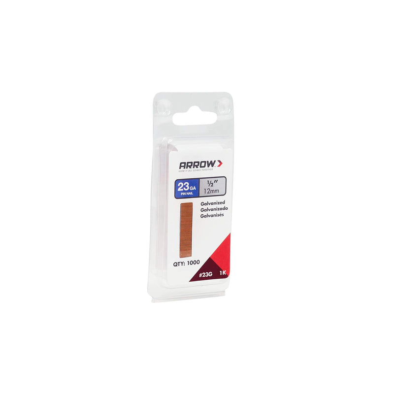 Arrow 23G12-1K Arrow 1/2 Pin Nail, 1000-Pack