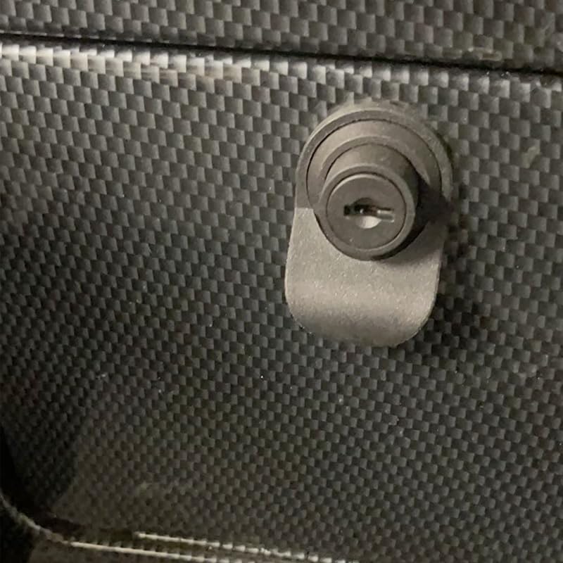 2PCS Push Button Latch Series Plastic & Metal to Close Latch with Locking for Boat Glove Box Latch