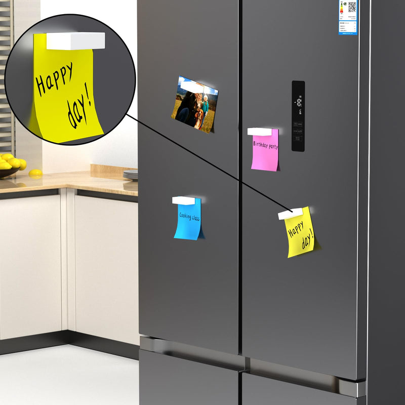 Jiayi Adhesive Magnetic Cabinet Door Catches 4 Pack Cabinet Door Magnet White Magnet Catch Cupboard Magnetic Catches Stainless Steel Kitchen Magnetic Latch for Drawer Wardrobe Closet Door Closing Small-4 Pack