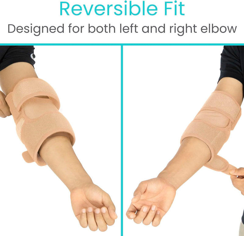 Elbow Splint Comfortable Elbow Brace – Cubital Tunnel Brace for Sleeping or Ulnar Nerve Entrapment Brace. Elbow Support & Arm Straightener Night Time Elbow Immobilizer For Elbow Pain Small/Medium