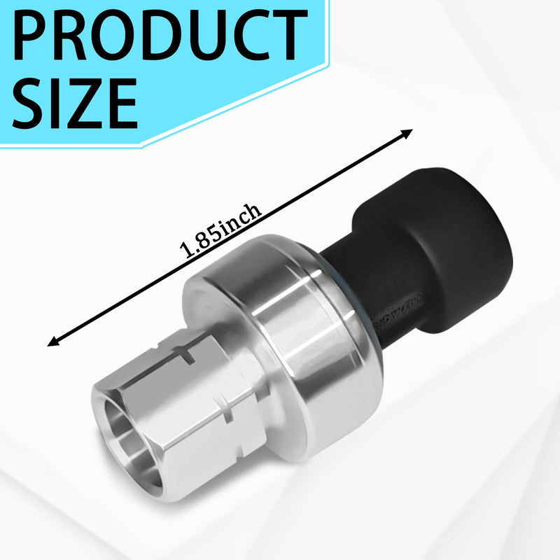 AC Pressure Switch Sensor OEM#1551343 13587668, A/C High Pressure Switch Air Conditioning Refrigerant Pressure Sensor for Buick Cadillac Pontiac Saturn Chevrolet GMC, HVAC Pressure Transducer Black