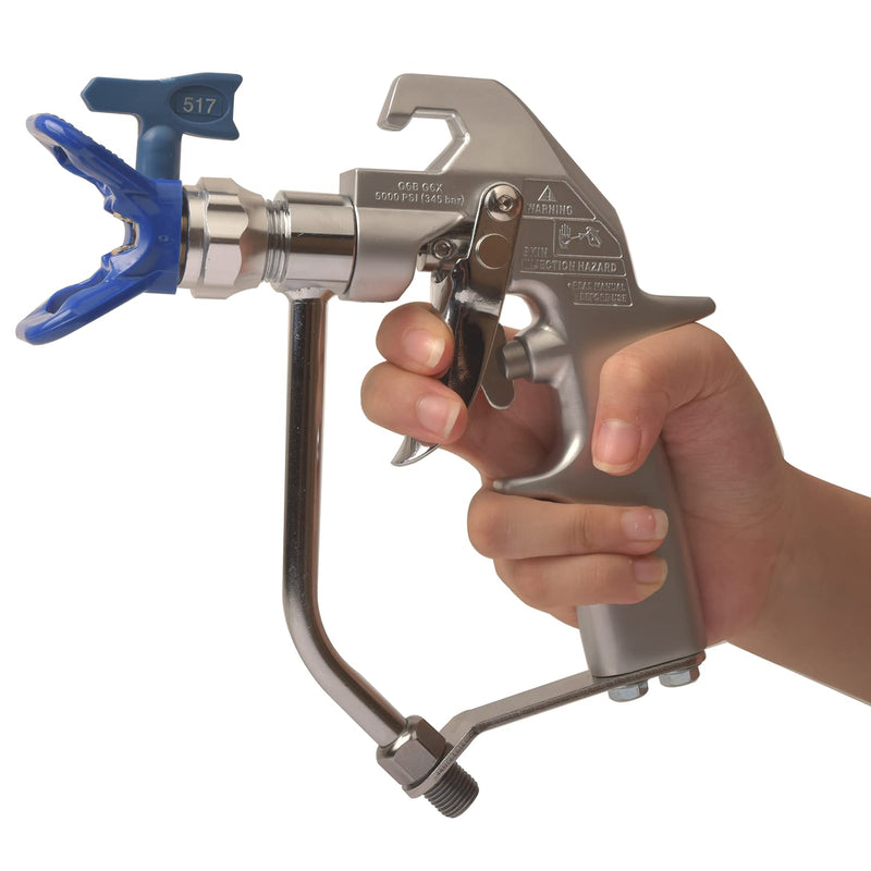 5000PSI Airless Paint Spray Gun with Tip Guard and 517 TIP,for Airless Paint Sprayer