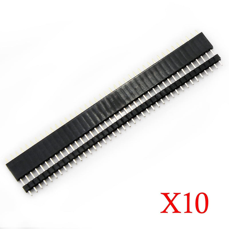 OCR 20PCS 2.54mm Breakaway PCB Board 40Pin Male and Female Header Connector for Arduino Shield Male and Female Header --20PCS