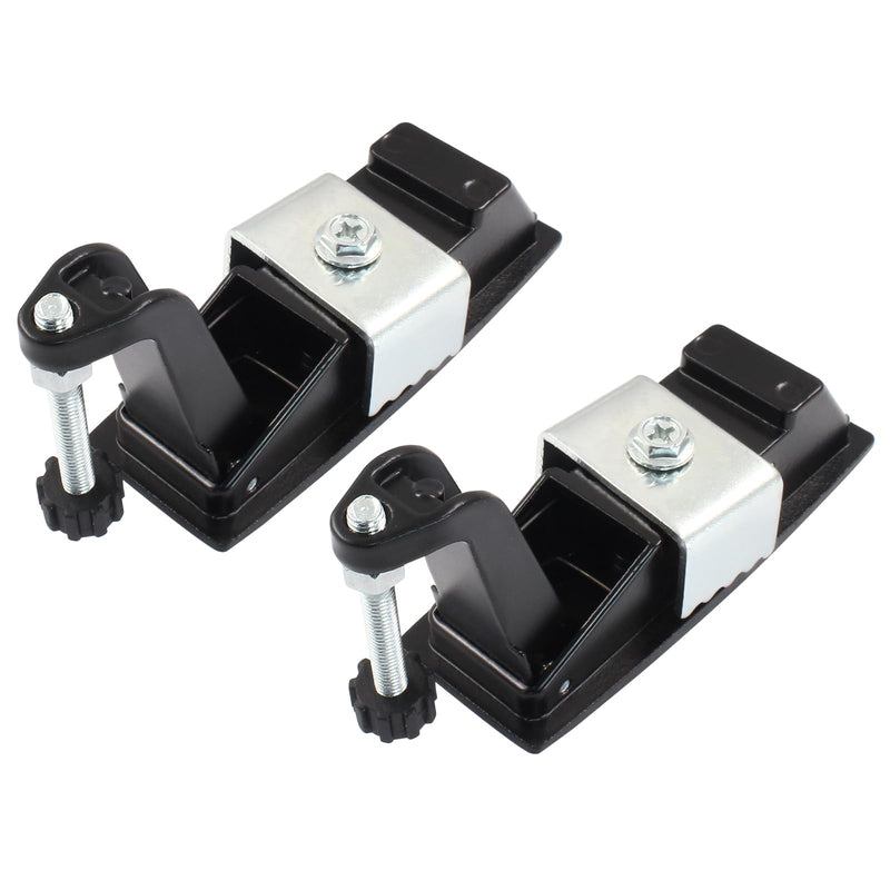 2 Pcs Compression Latch Lock, Zinc Alloy Trigger Latch Lock Adjustable Lever Hand Operated Compression Latch with Raised Trigger, with Keys(Black) Black