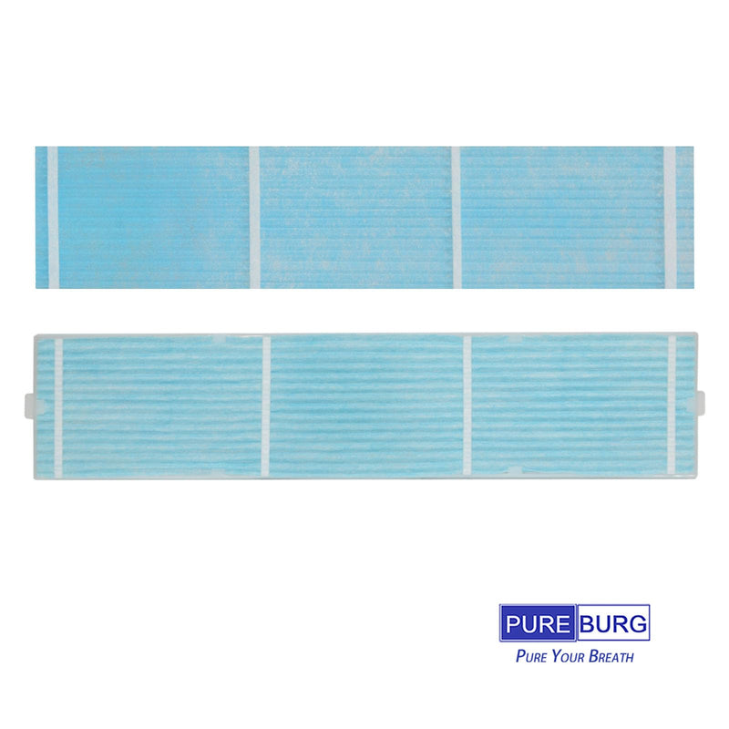 PUREBURG 4-Pack MAC-415FT-E Replacement Filter Compatible with Mitsubishi MS-A09WA-1 MS-A12WA-1 MFZ-KA Air Conditioner, No Frames,Mini Split Indoor Unit,Wall Mounted,Floor Standing