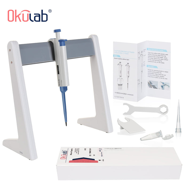 Single-Channel Micropipette, 50-200μl, Manual Adjustable Mechanical Pipette, High-Accurate, Variable Volume, Autoclavable, TPMP201A1