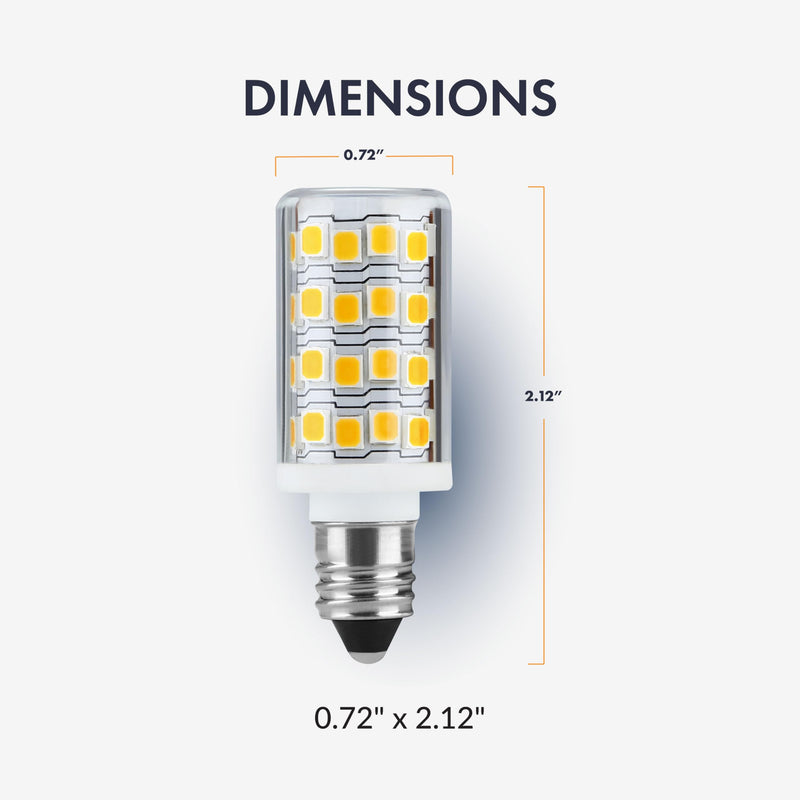 Newhouse Lighting 4.5w LED T4 Bulb E11 Base 3000k (4-Pack) 4.5 Watts