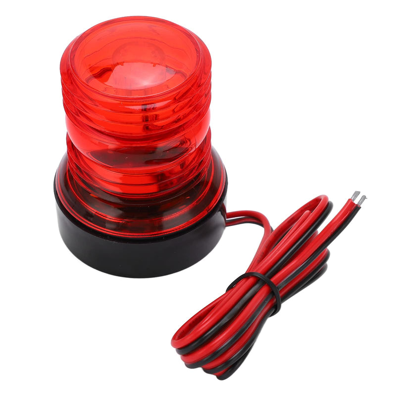 RiToEasysports Led Boat Navigation Light, Red Light 360 Degree All Round Anchor Light Marine Stern Light For Sailing Dc 12V‑24V Boating