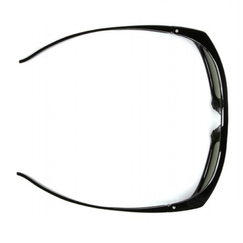Pyramex Emerge Full Reader Safety Glasses SB7910D20 (3 Pair) (+2.0 Lens, Black Frame/Clear Lens) +2.0 Lens