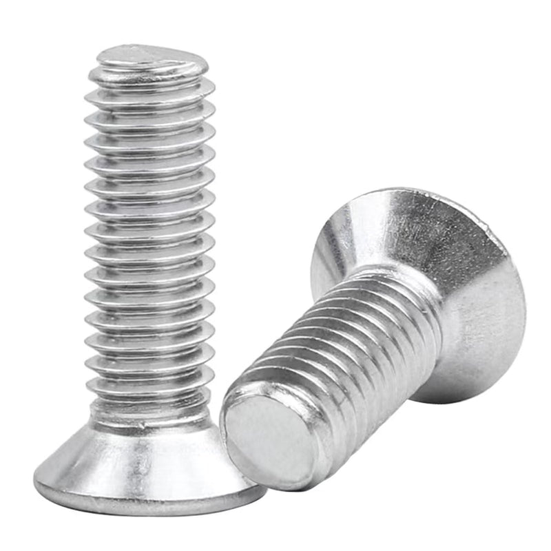 M2-0.4 x 25mm Flat Countersunk Head Machine Screws, Phillips Drive, Cross Screw，304 Stainless Steel,A2-70,GB819,Full Thread,Fasteners Bolts 100 PCS M2-0.4 x 25mm（100 Pcs）