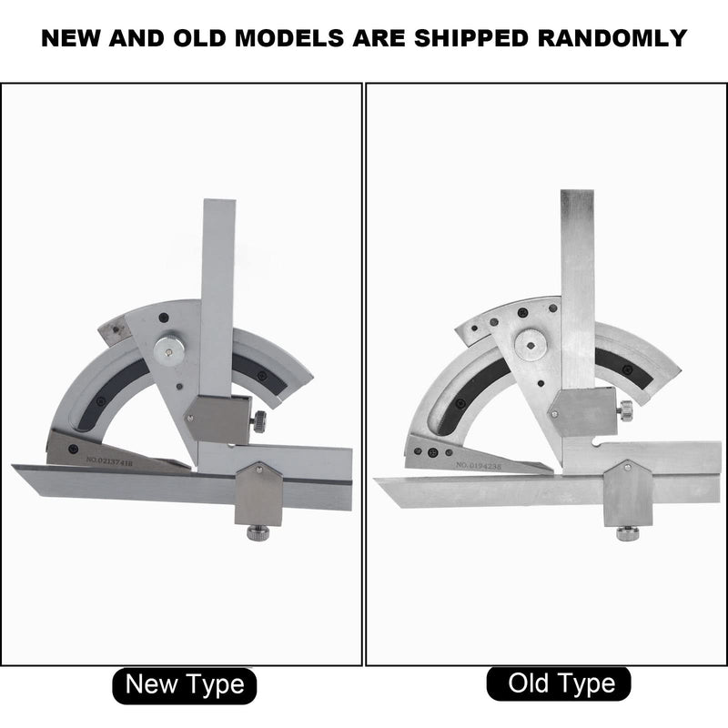 Walfront Universal Carbon Steel Vernier Bevel Protractor 0-320° Exactness Angle Measuring Ruler Tools for Woodworking/Carpenter/Construction Carbon Steel DIY Accuracy 0.02