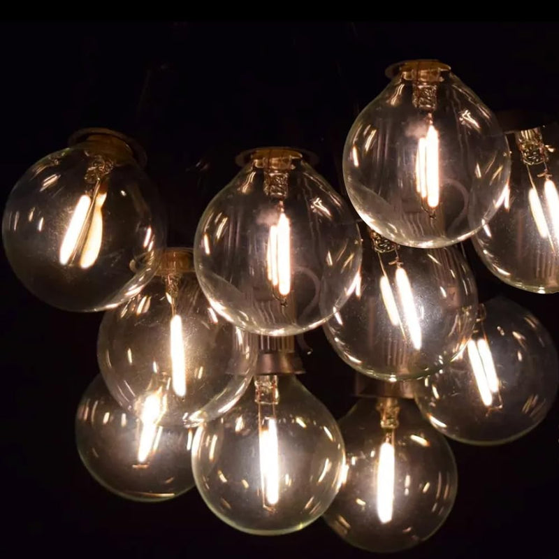 Lampat String Lights, LED 25Ft G40 Globe String Lights with Bulbs-UL Listd for Indoor/Outdoor Commercial Decor 25 FT