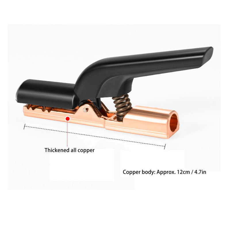 Welding Electrode Holder, 800A Heavy Duty Stick Welding Stinger Electrode Clamp, Stick Electrode Jaw Holding Plier Copper Electrode Clamp for Welding Machine ARC Welder