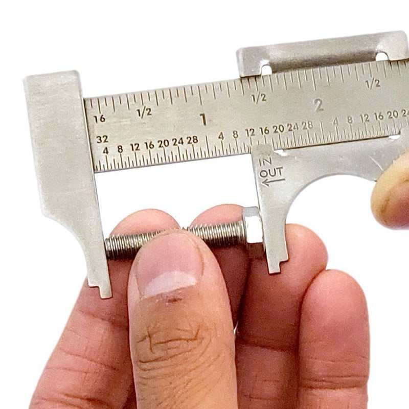 General Tools Slide Caliper #729, 16th and 32nd Graduation, 0 to 4-Inch Range, Inside and Outside Measurement