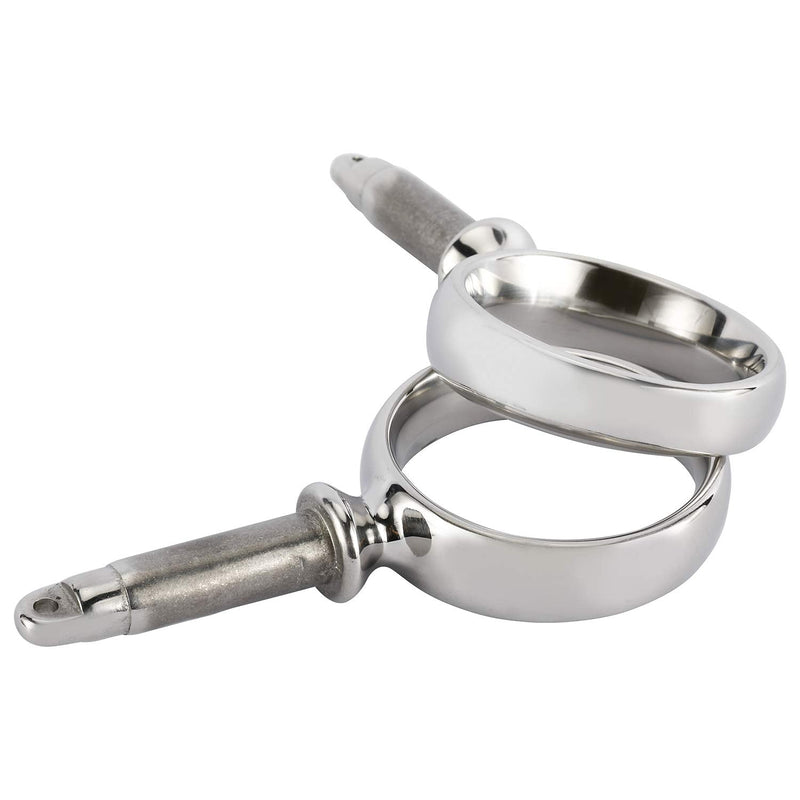 NovelBee 2 Pack of Stainless Steel Boat Side Mount Rowlock with Socket
