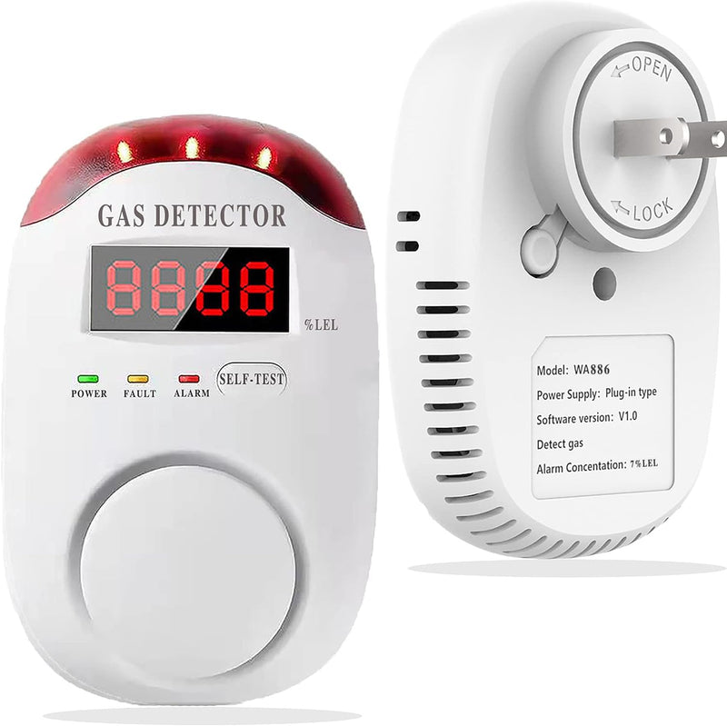 Natural Gas Detector Plug-in Propane Gas Detector for Home & RV Gas Leak Detector for LNG, LPG, Methane. 1