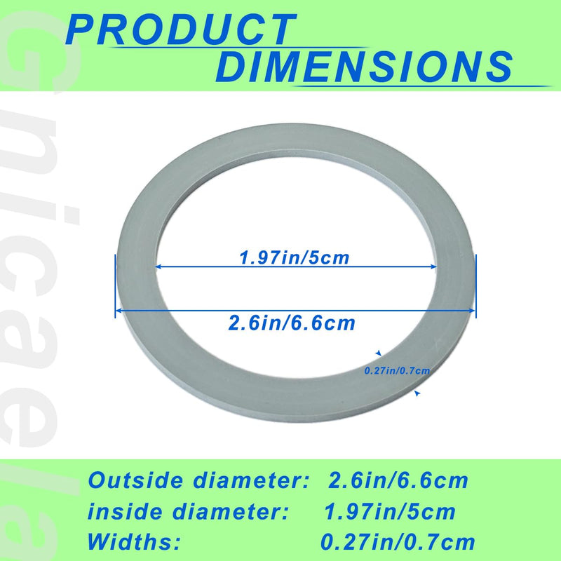 Blender Gasket Replacement Parts, Rubber Ring Seal Rings Blender Accessories for Oster and Osterizer Blender (4 Pieces)