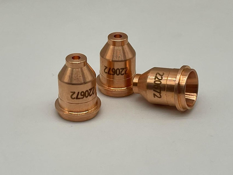 20Pcs 220672 Gouging Nozzle Tip for Hypertherm PMX45 T45V Plasma Cutting Torch Consumables