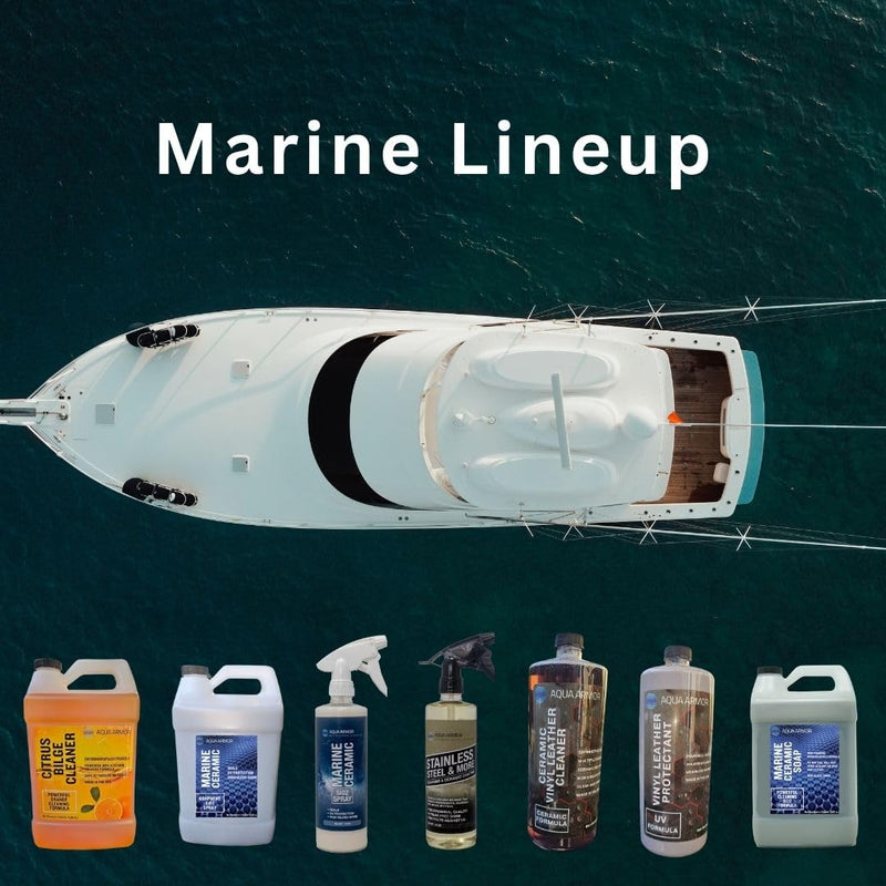 Marine Ceramic Si02 Spray - Protects Marine Surfaces from the Damages of UV, Salt and Other Contaminants.