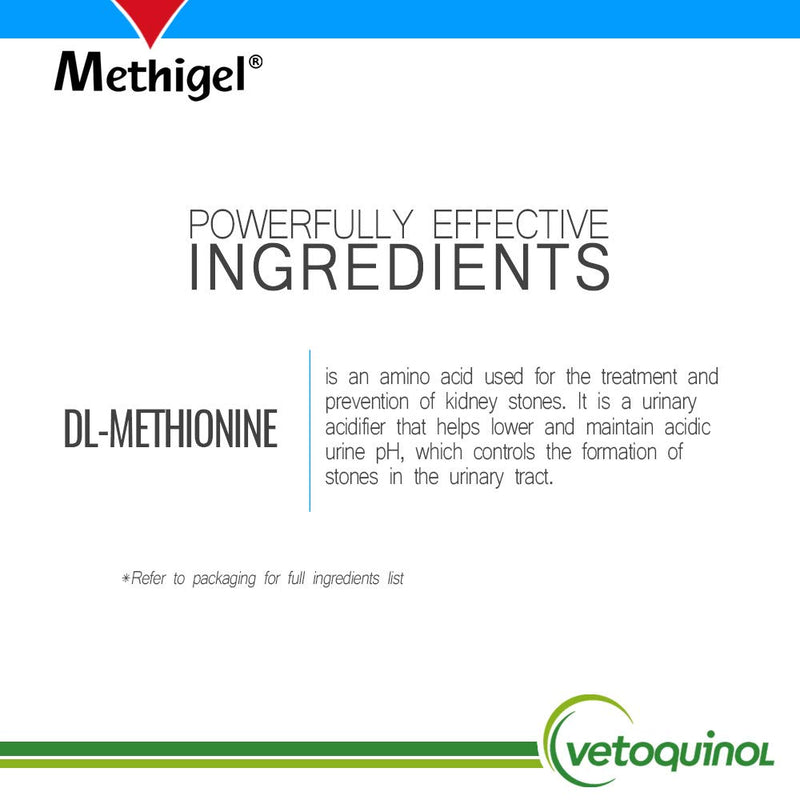 Vetoquinol Methigel Urinary Acidifier to Promote Urinary and Bladder Health for Dogs & Cats 4.25 oz - PawsPlanet Australia