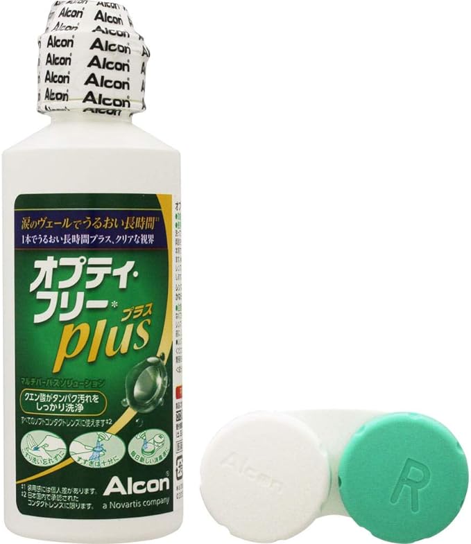 Nippon Alcon Opti-Free Plus Cleaning/Disinfection/Preservation Solution (For Soft) 120mL [Quasi-drug] - NewNest Australia