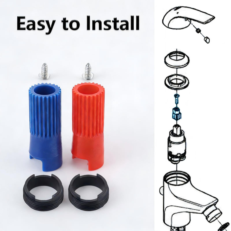 New Upgraded 97479 Faucet Repair Kit Replacement for Moen Monticello Widespread Bathroom Sink Faucet Stem Extension Kit