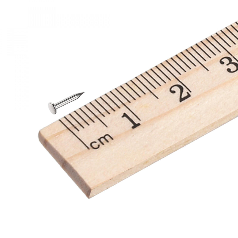 uxcell Small Tiny Hardware Nails Carbon Steel 1.2X6mm(DXL) for DIY Decorative Wooden Boxes Accessories Silver Tone 1000pcs