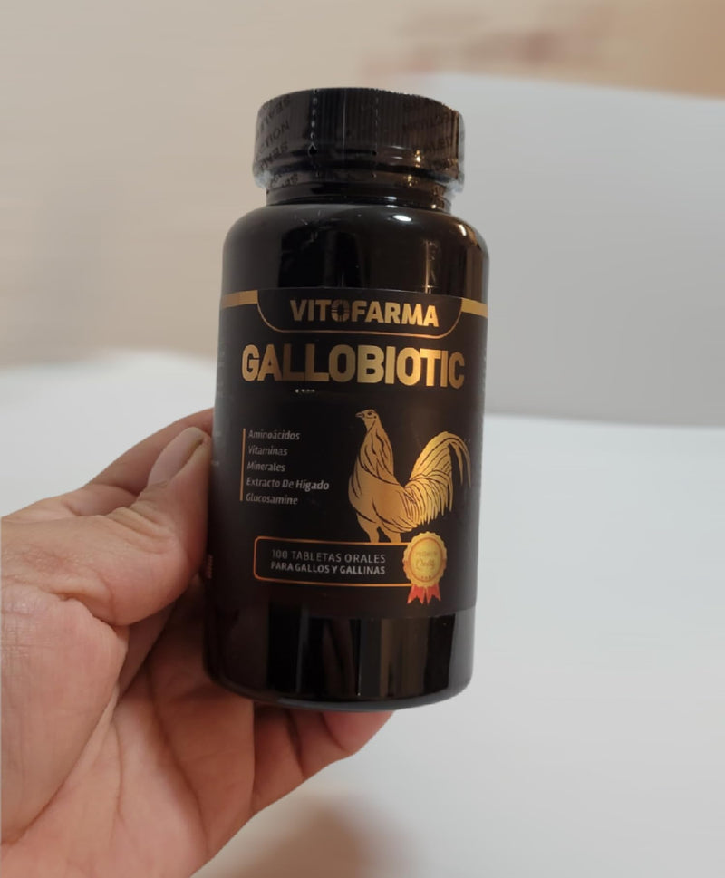Gallobiotic Natural Multivitamin for Rooster, Hens - 100 Tablets | Vitamina Completas para Gallos - PawsPlanet Australia