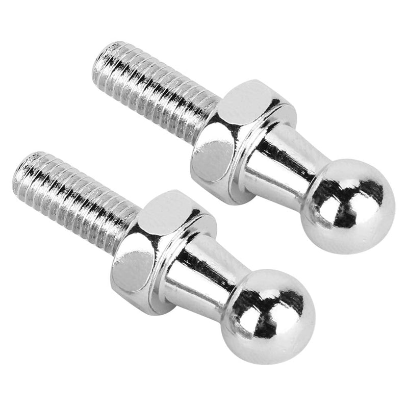 2Pcs Ball Stud Bolt, CNC Aluminium Alloy Ball Stud Bolt for Gas Struts Ball Ended Bonnet (M6) M6