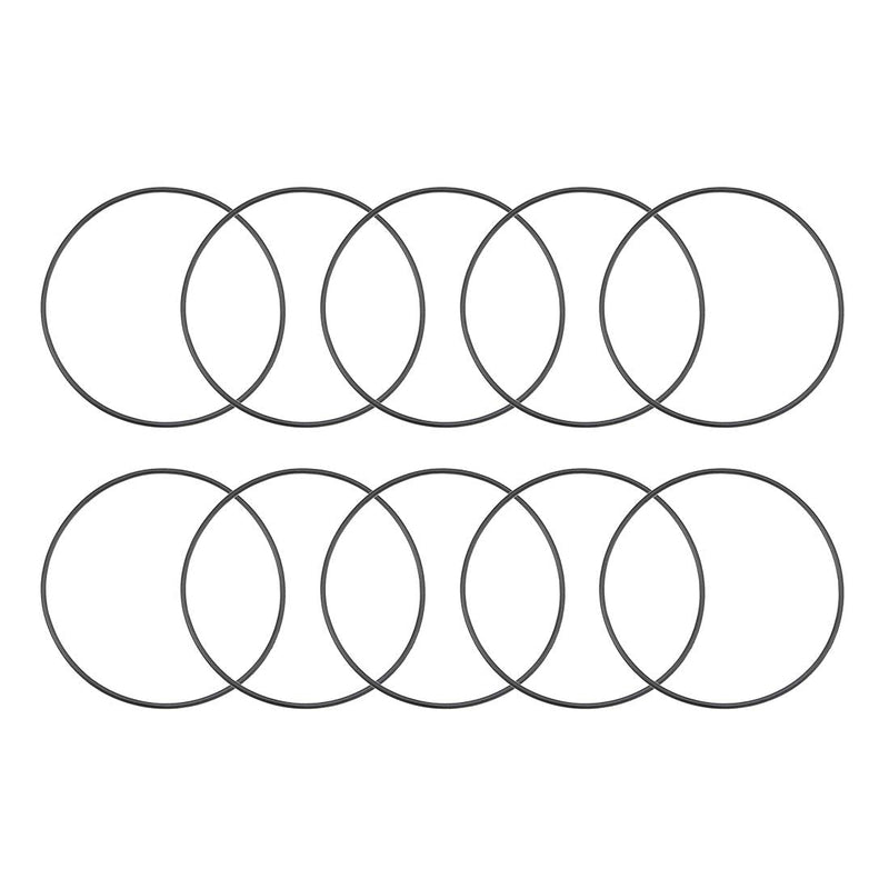 uxcell Nitrile Rubber O-Rings 63mm OD 60mm ID 1.5mm Width, Metric Nitrile Rubber Sealing Gasket for Automotive Machine Plumbing, Pack of 10 60mmx63mmx1.5mm